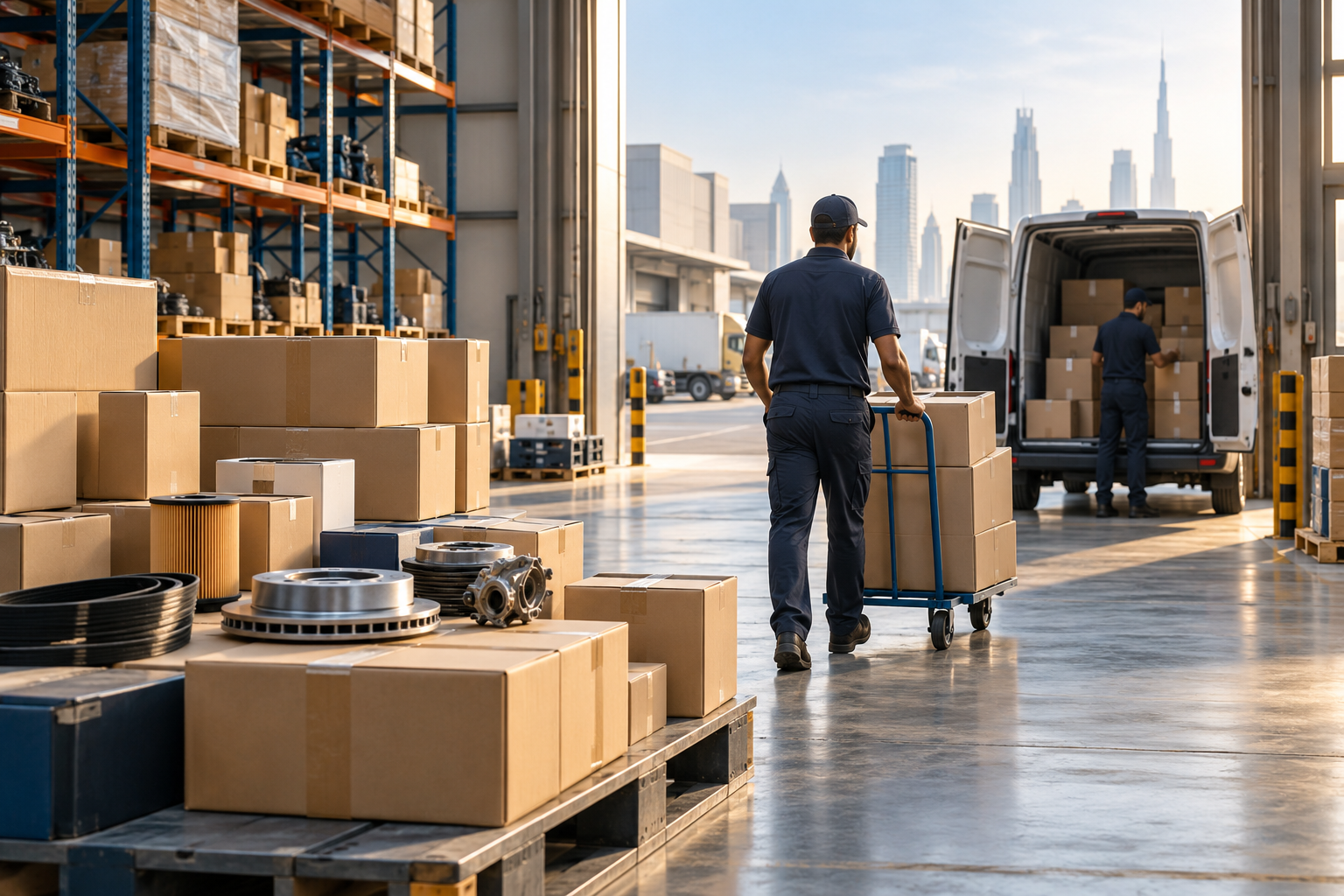 Automotive parts service at Dar Al Kanz